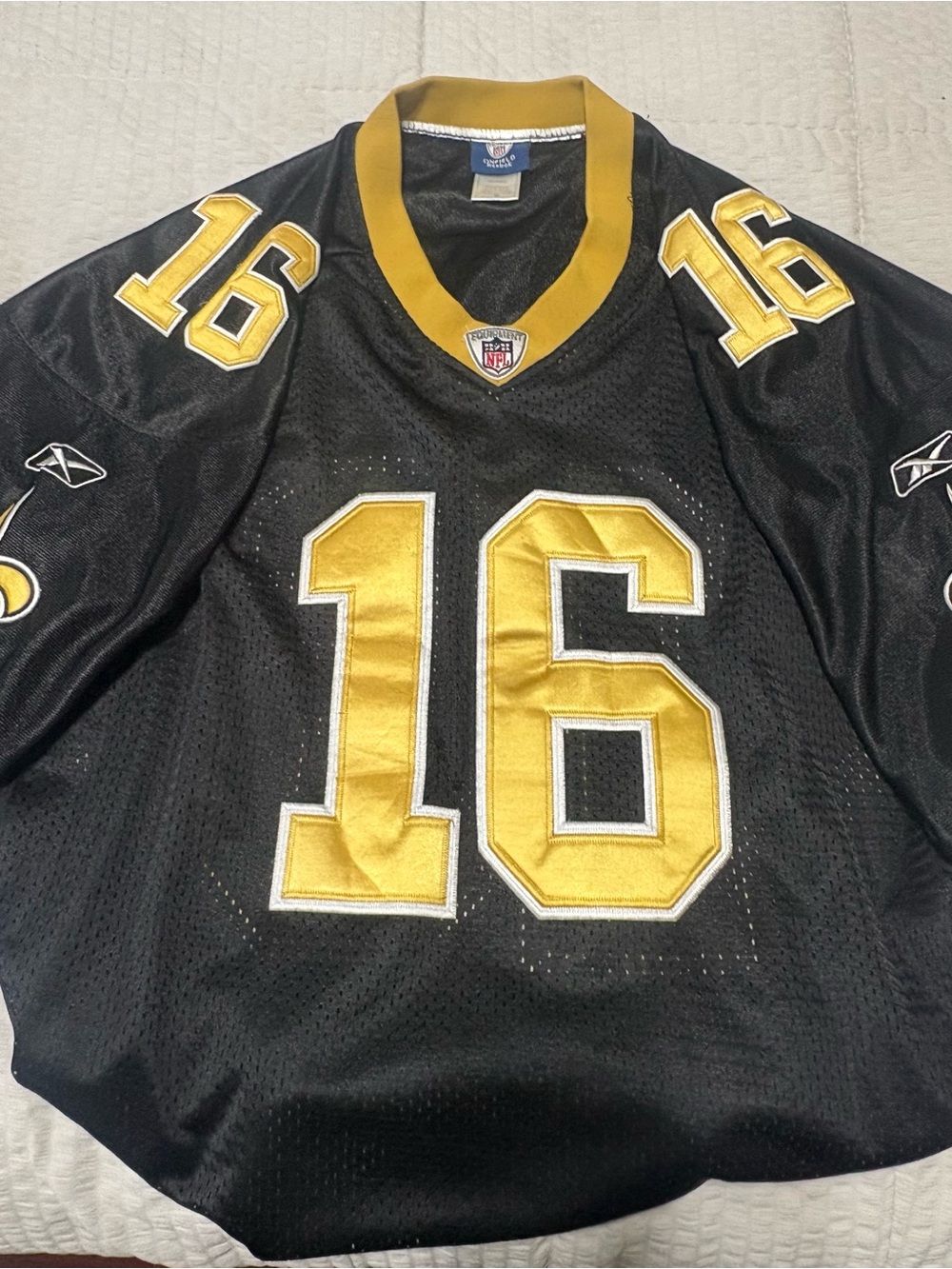Reebok Lance Moore #16 New Orleans Saints STITCHED Football Jersey (Size 56)